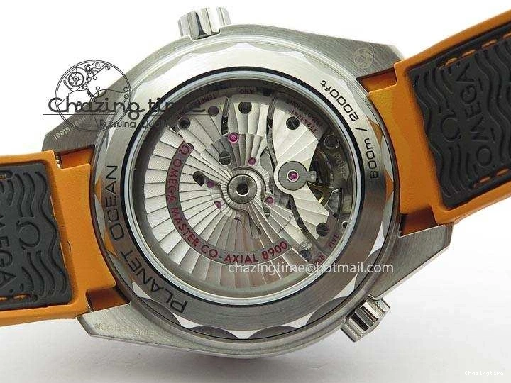 0102 ComfortFit 2016 Planet Ocean 45mm SS JHF Gray Dial On Nylon Strap A 8226